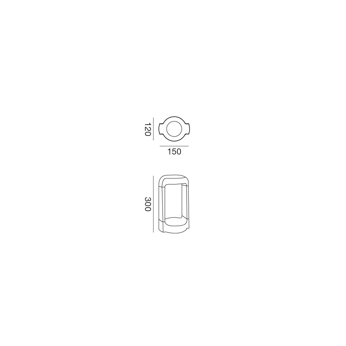 Lampioncino alluminio Gea Led EURUS GES450 LED