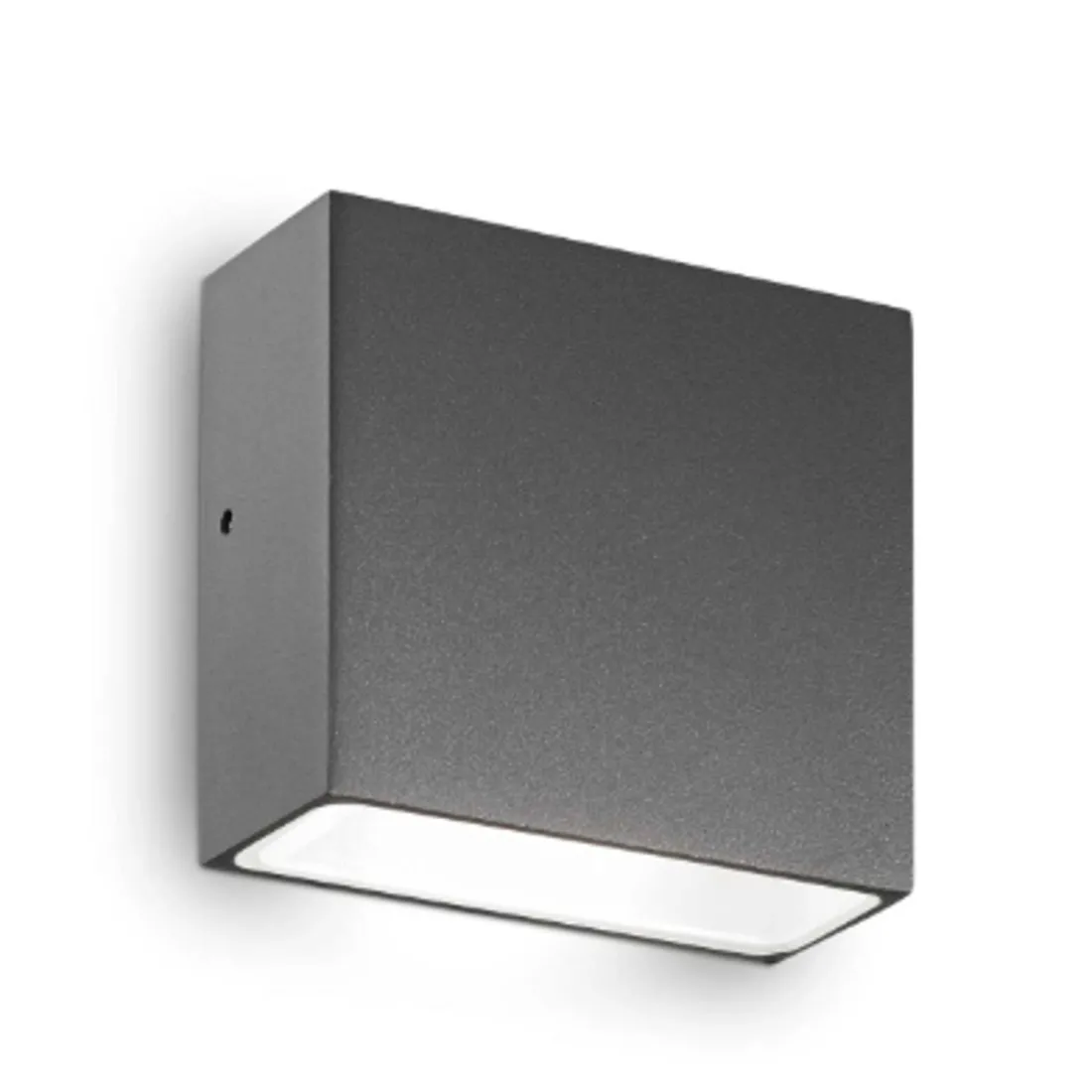 Quadratische Single-Emission Aluminium-Außenwandleuchte