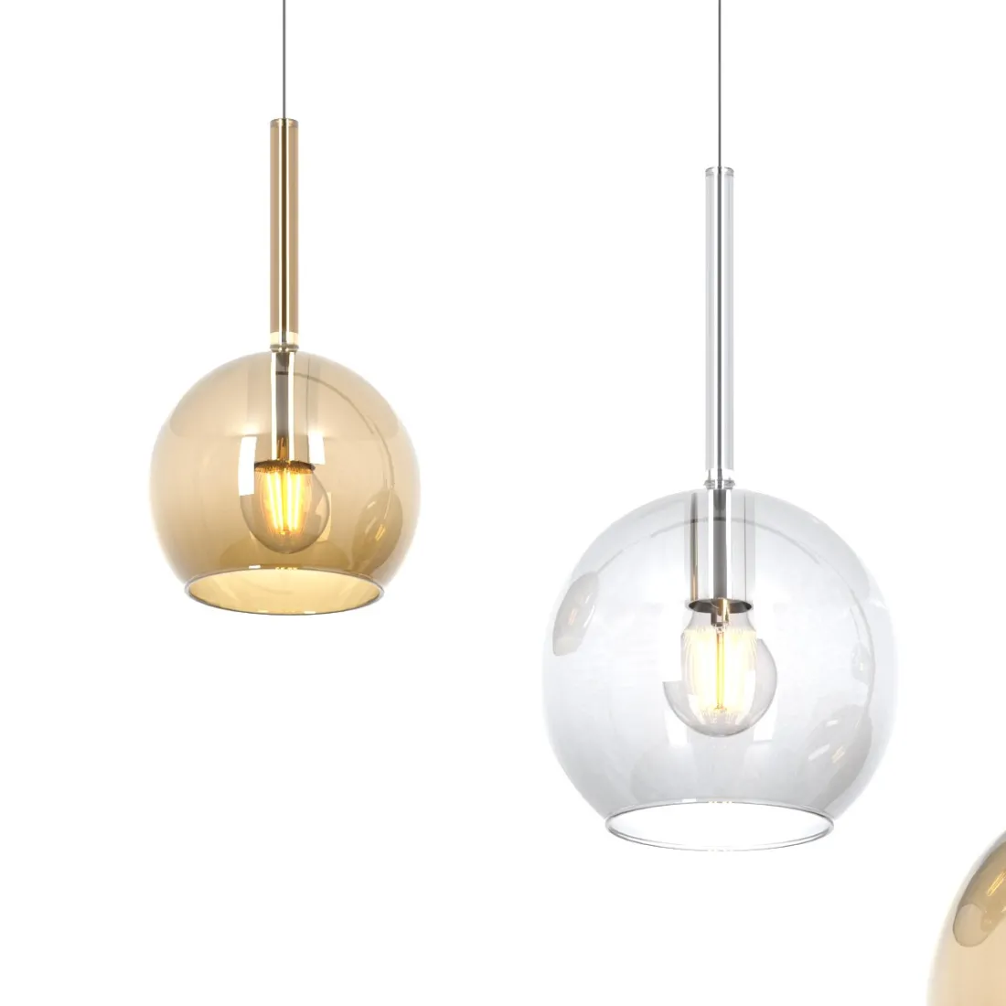 Lampadario moderno Top Light FUTURE 1155 CR S4 RMIX TA