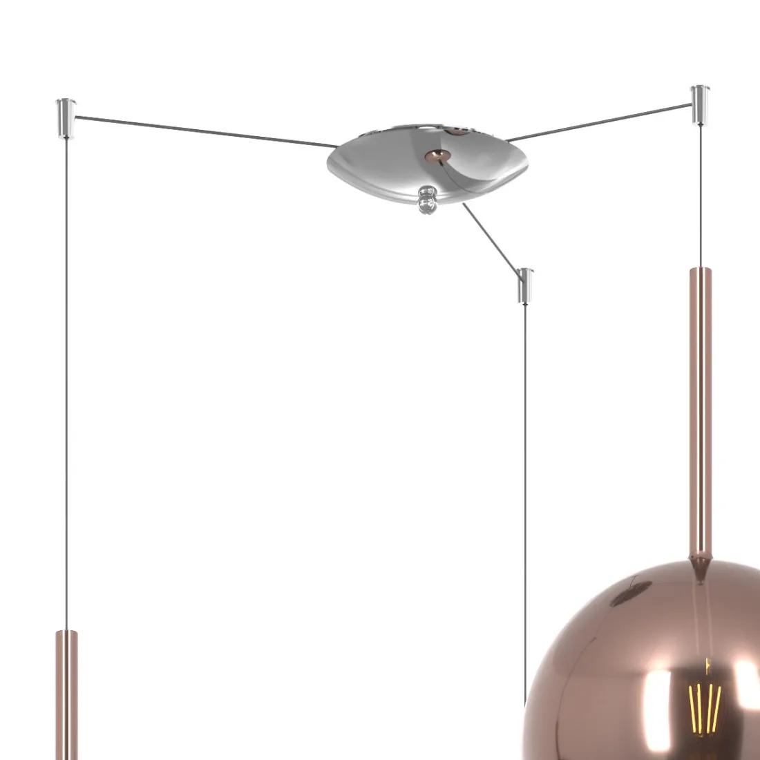 Lámpara de araña moderna Top Light FUTURE 1155 CR S3 S MIX RA