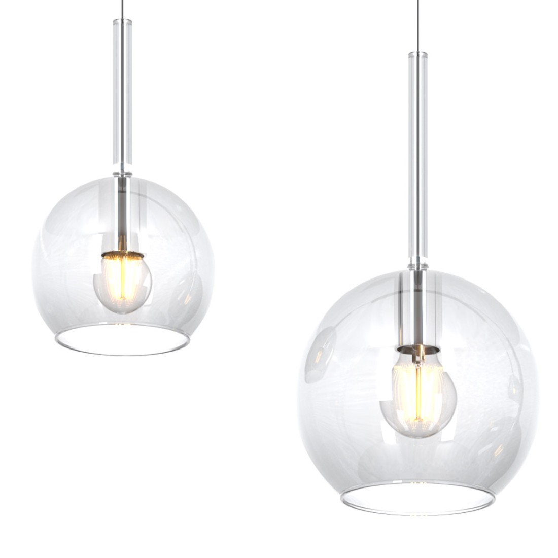 Moderner Kronleuchter Top Light FUTURE 1155 CR S4 RMIX TR