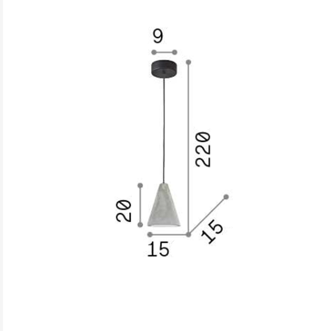 Lampadario rustico Ideal Lux OIL 2 SP1 110424 E27 LED