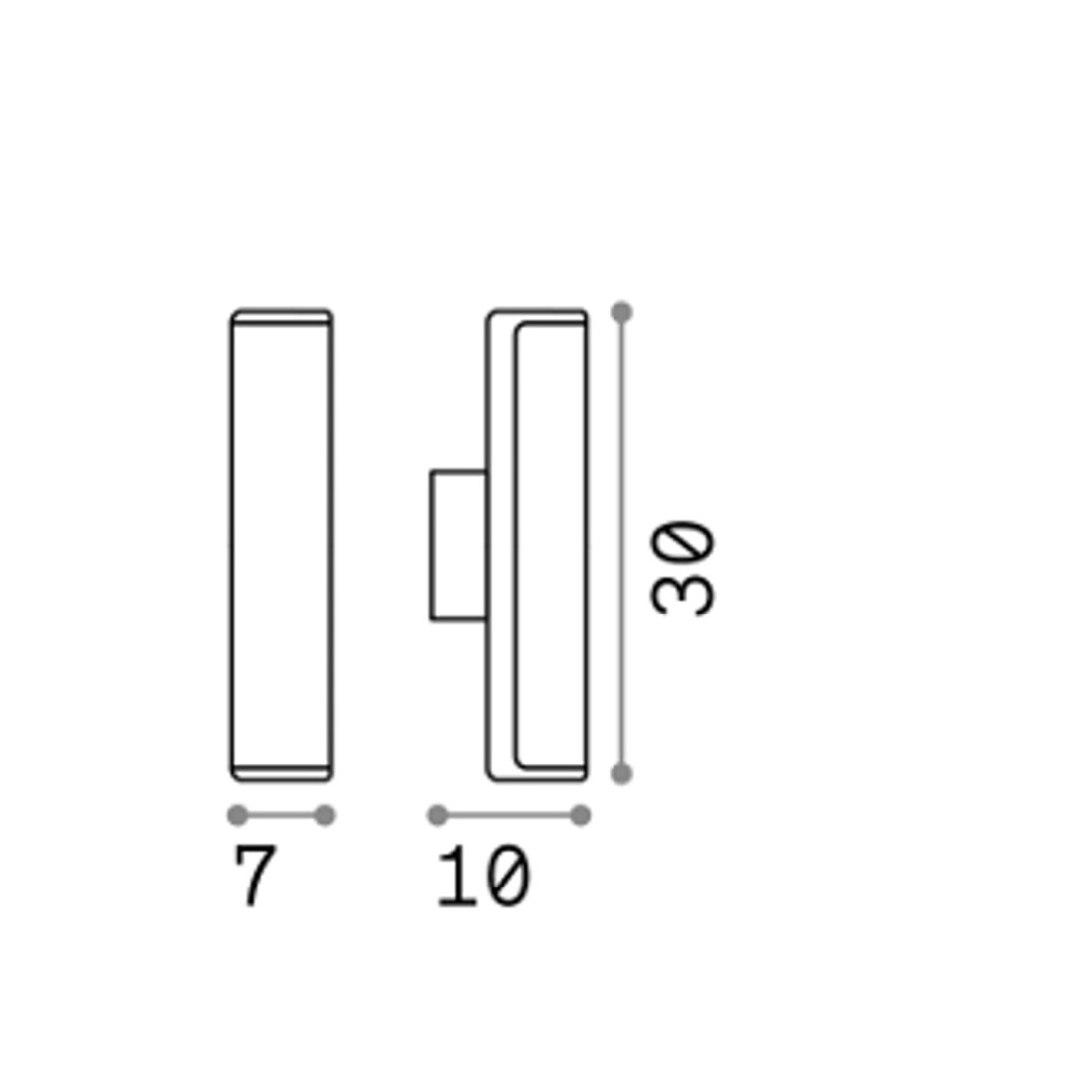 Applique ETERE AP1 Ideal Lux