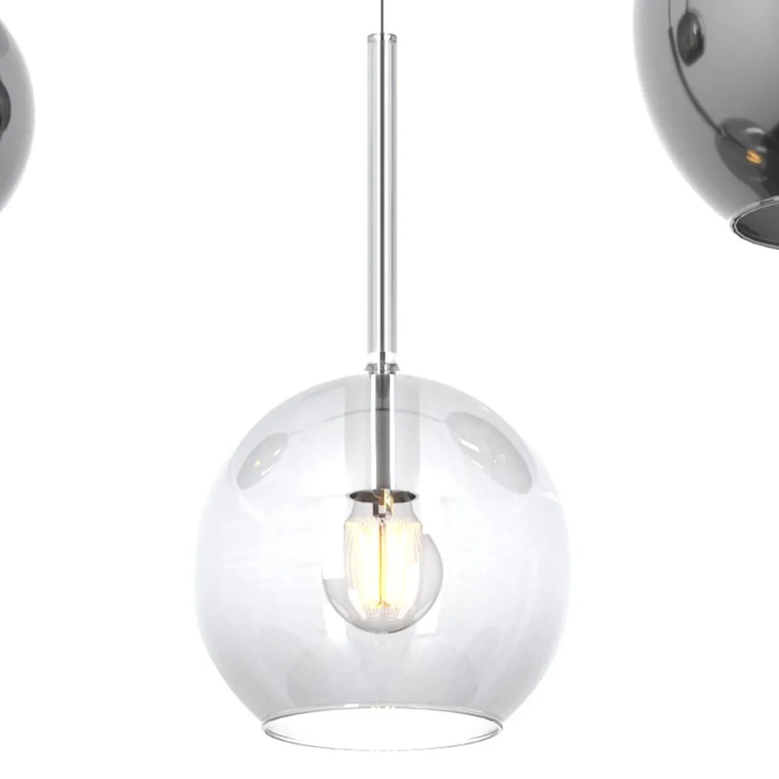 Lámpara de araña moderna Top Light FUTURE 1155 BI S3 SMIX TC