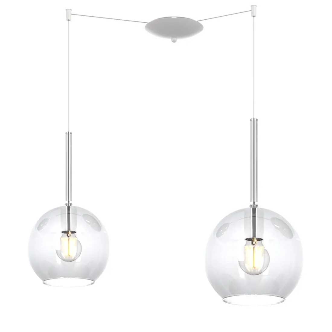 Lampadario moderno Top Light FUTURE 1155 BI S2 SMIX TR