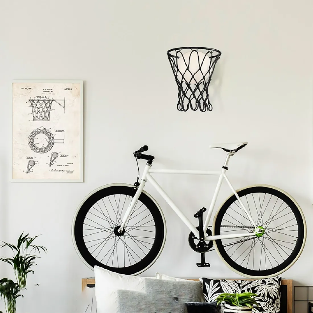 Applique murale moderne Mantra BASKETBALL