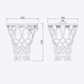 Mantra BASKETBALL moderne Wandleuchte