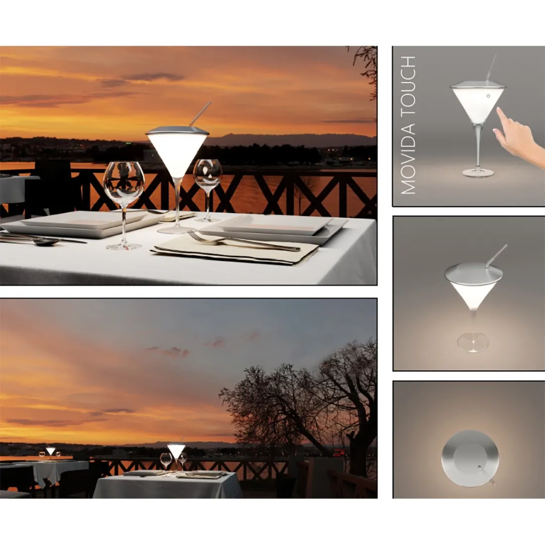 Abat-jour led moderne MOVIDA LC.026.1.19.30