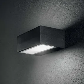 Rechteckige Wandleuchte, Doppelemission, Oben-Unten-Licht, g9, LED.