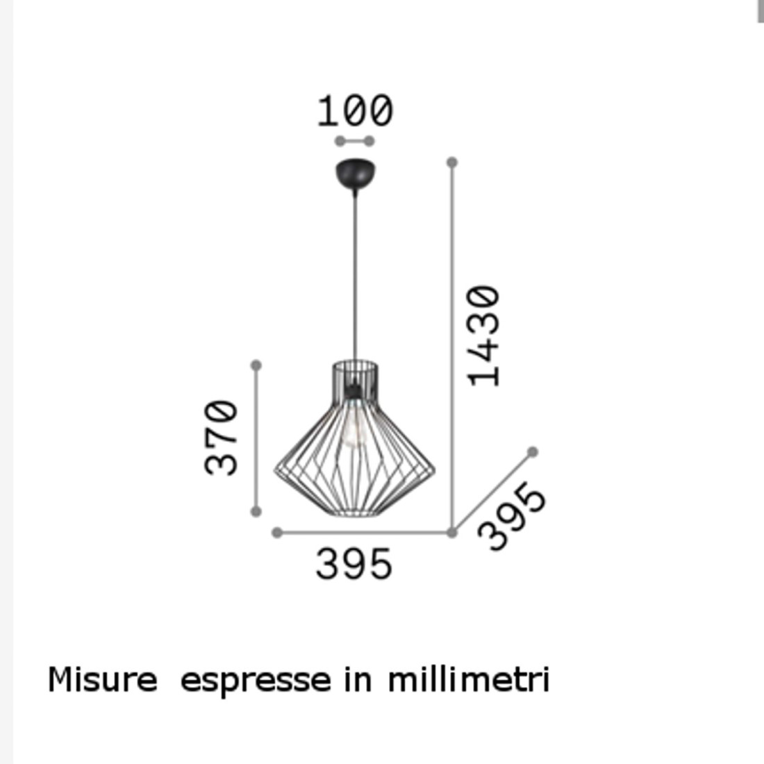 Klassischer Kronleuchter IDEAL LUX AMPOLLA SP1 4 167497 E27 LED