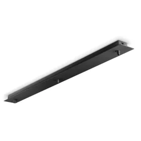 Sockel ID-ROSONI SP3 Metall weiß schwarz glänzend Chrom innen rechteckig