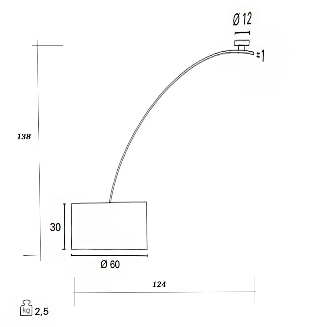 PAN International ARCHER SOS01111 plafonnier moderne