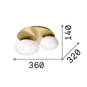 Plafoniera Ideal lux NINFEA 293653