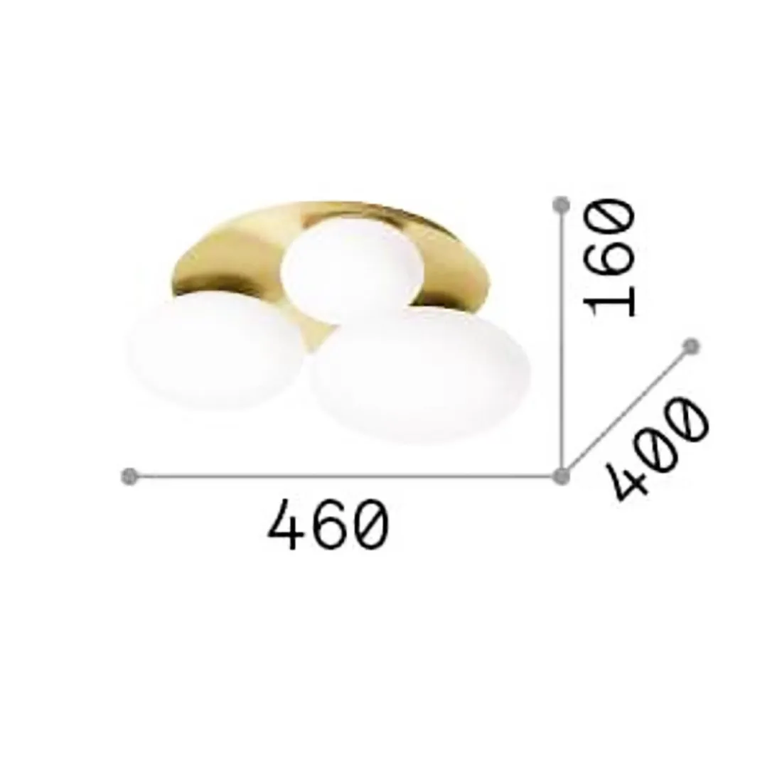 Plafoniera Ideal lux NINFEA 293660