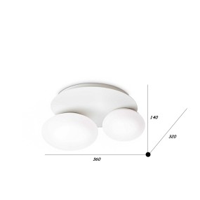 Ideal Lux Deckenleuchte NINFEA 306957