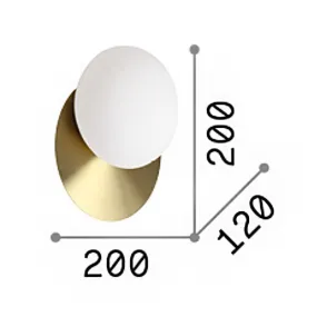 Ideal Lux Wandleuchte NINFEA 293646