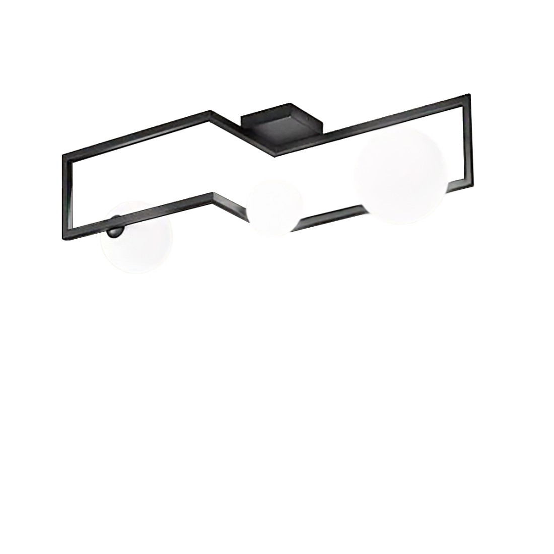 Plafoniera Ideal Lux Angolo 284286 Plafoniera Ideal Lux Angolo 284286