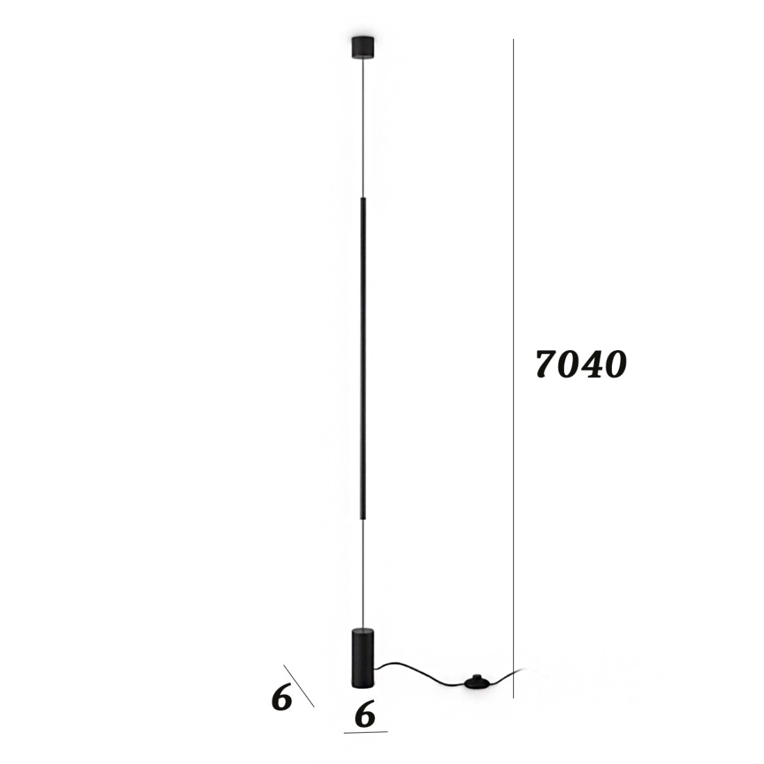 Lampadaire sol-plafond Ideal Lux FILO 301075
