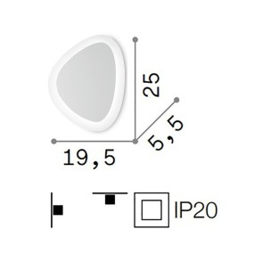 Ideal Lux GINGLE P Plafón LED 196190