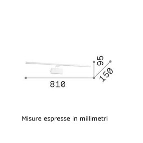 Applique classico Ideal Lux ALMA BIG 225005 LED