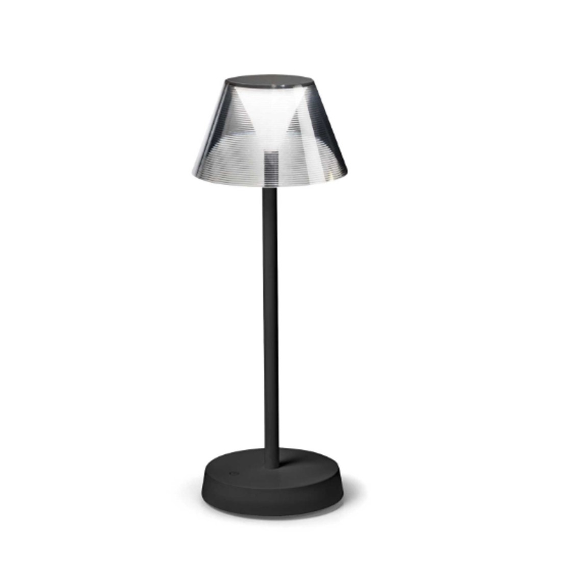 Abat-jour batteria Ideal Lux LOLITA 286716 LED nero