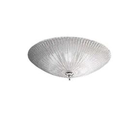 Ideal Lux SHELL 008608 Deckenleuchte aus transparentem Kornglas