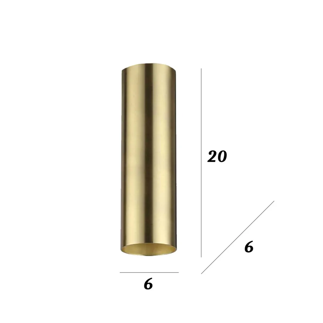 LOOK 285214 Deckenleuchte aus Messing