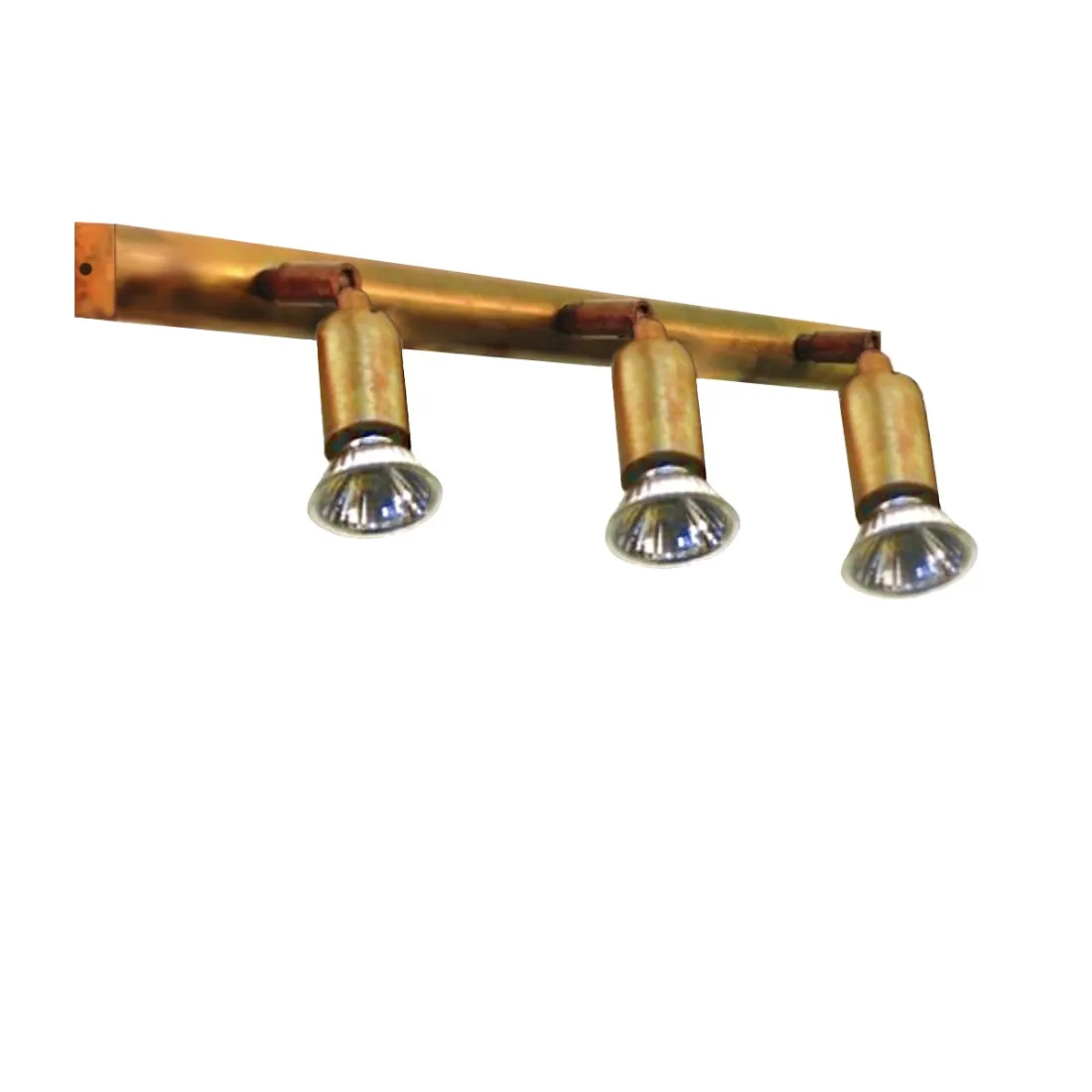 Spot BA-FOX F3 GU10 LED verstellbare verstellbare Strahler aus Messing Wandleuchte klassische rustikale Einrichtung