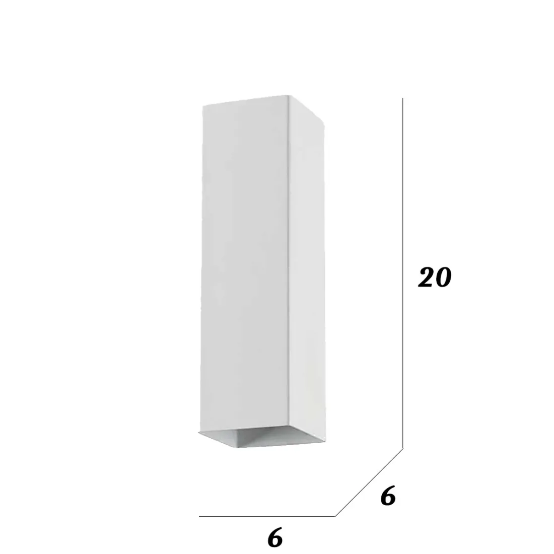 Lámpara de techo moderna LOOK SQUARE 233772 233765