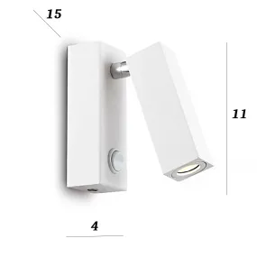 Ideal Lux LED-Wandleuchte...