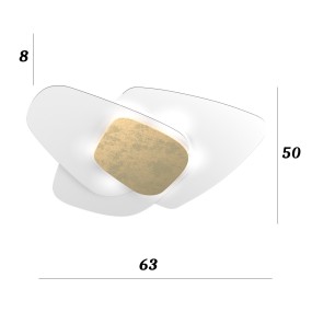 Top Light STRATEGY 1196 PLM Deckenleuchte aus Glas