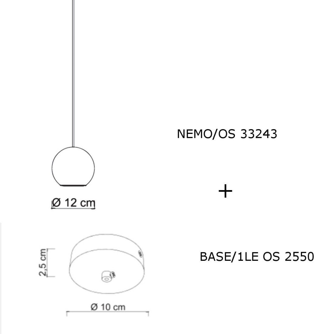Lustre classique Sikrea NEMO OS 33243 LED