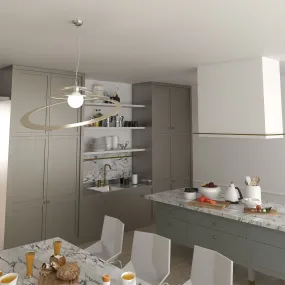 Lampadario moderno metallo...