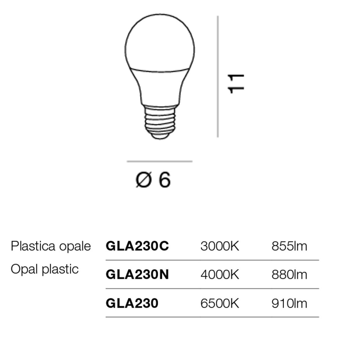 LED-Birne 10W groß E27-Angriff.