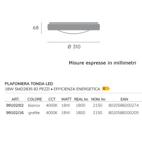 Lámpara de techo moderna Sovil iluminación LOFT 99102 LED