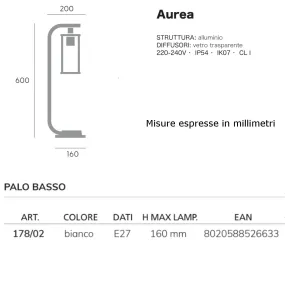 Farol exterior moderno...