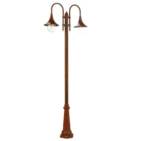 Lampioncino classico Livos LAMPARA 896 E27 LED alluminio lampada terra