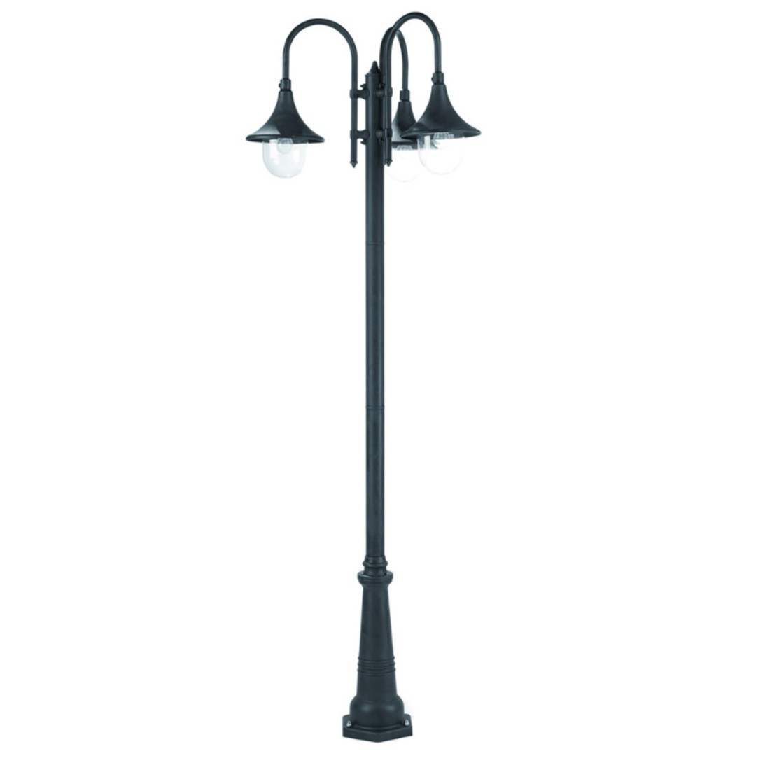 Lanterne classique Livos LAMPARA 897 E27 LED aluminium