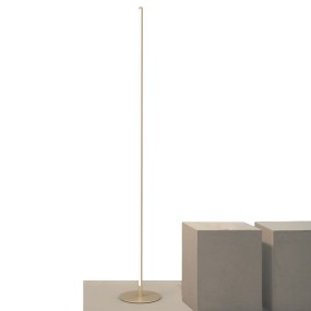 Lámpara de pie clásica Sikrea ELIA PO 2307 LED aluminio dorado