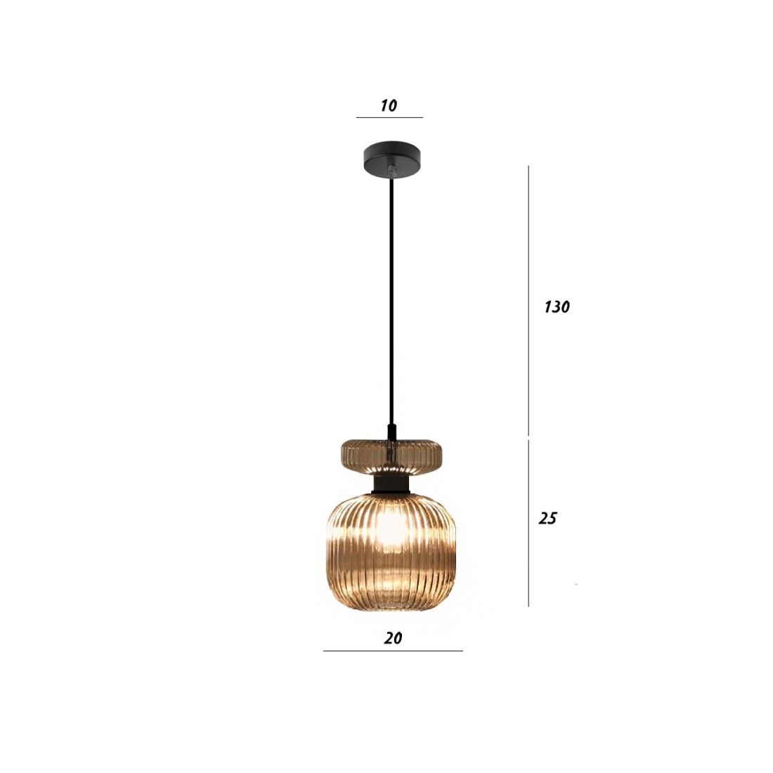 Lustre classique Illuminando SP GRETA P AM E27 LED