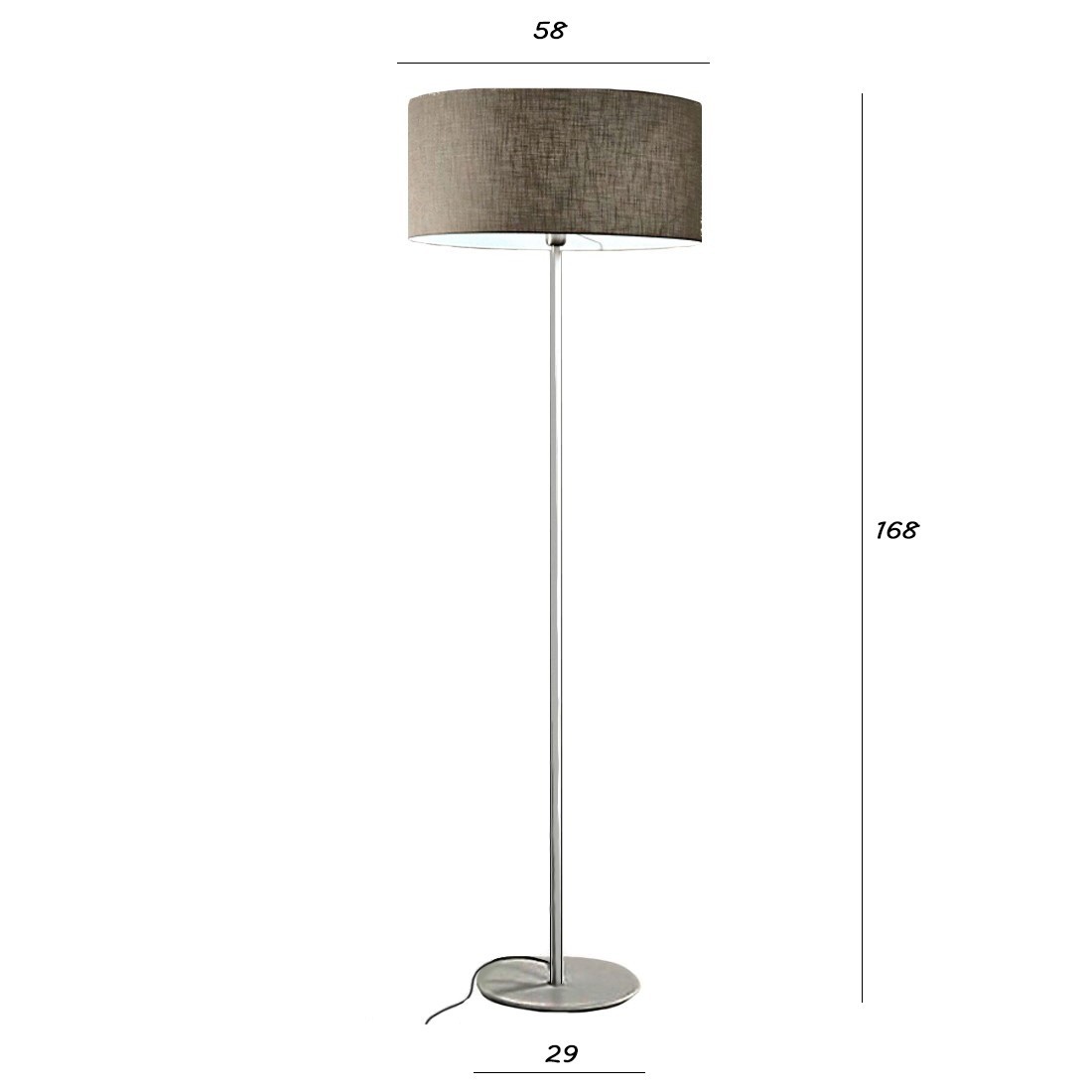 Lampadaire classique Illuminando CILINDRO TE 58