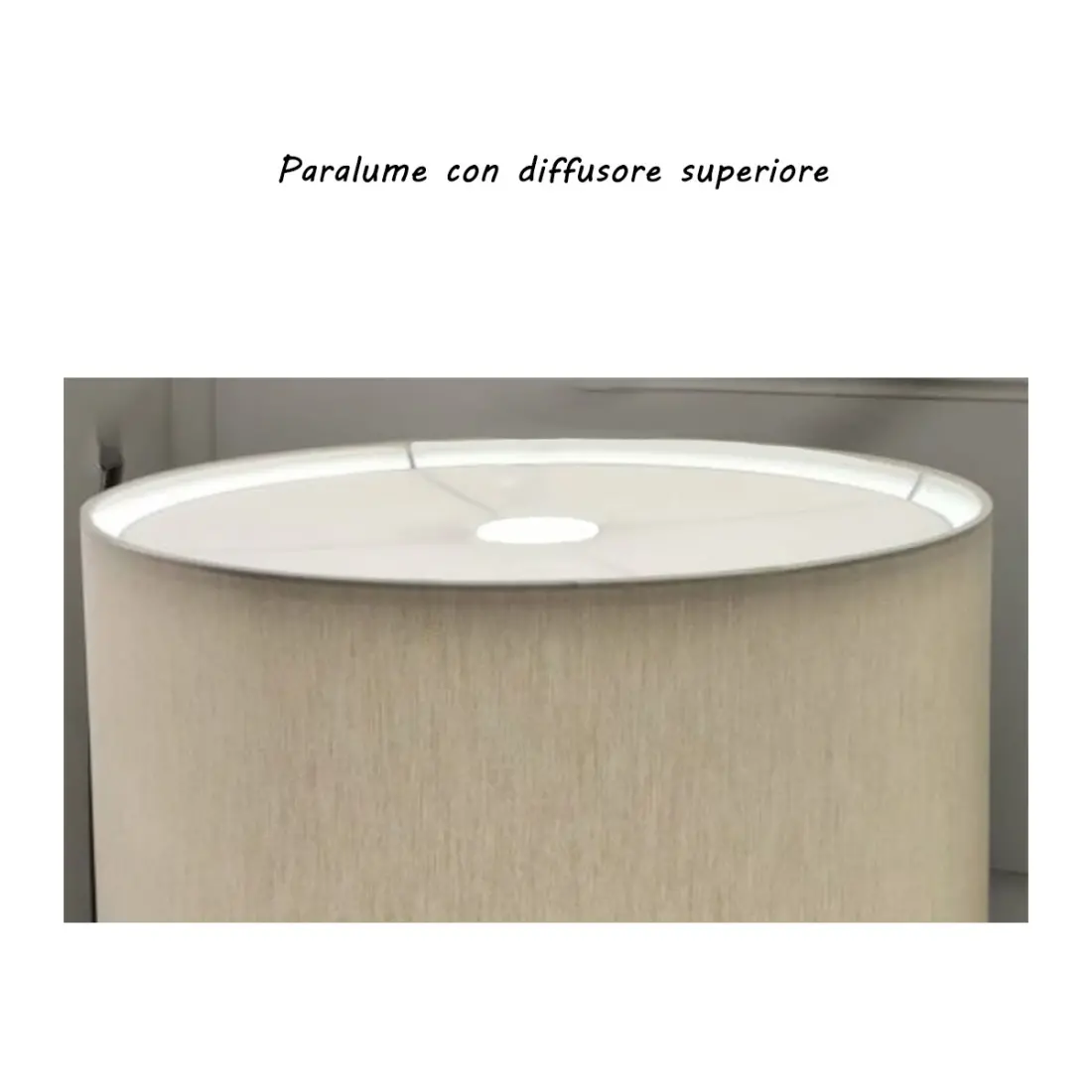 Lámpara de pie de arco clásico Illuminando CILINDRO BOING P 43 E27 LED