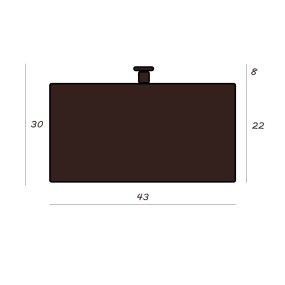 Lámpara de techo Illuminando CILINDRO PL 43 E27 LED tela metal