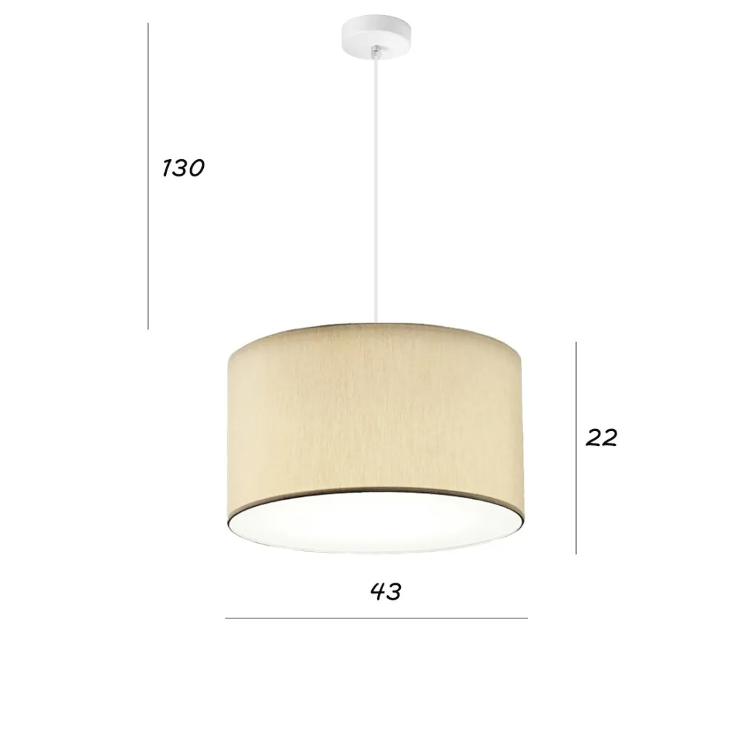 Kronleuchter Illuminando CILINDRO SP 43 E27 LED