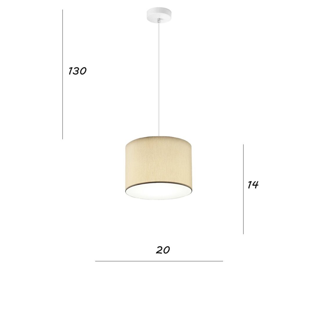 Kronleuchter Illuminando CILINDRO SP 20 E27 LED