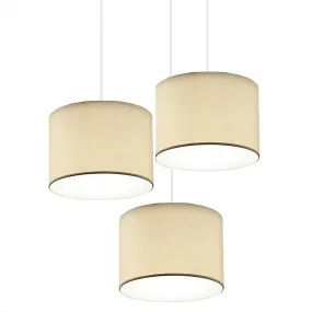 Lampadario Illuminando CILINDRO SP 3 TO BN SA