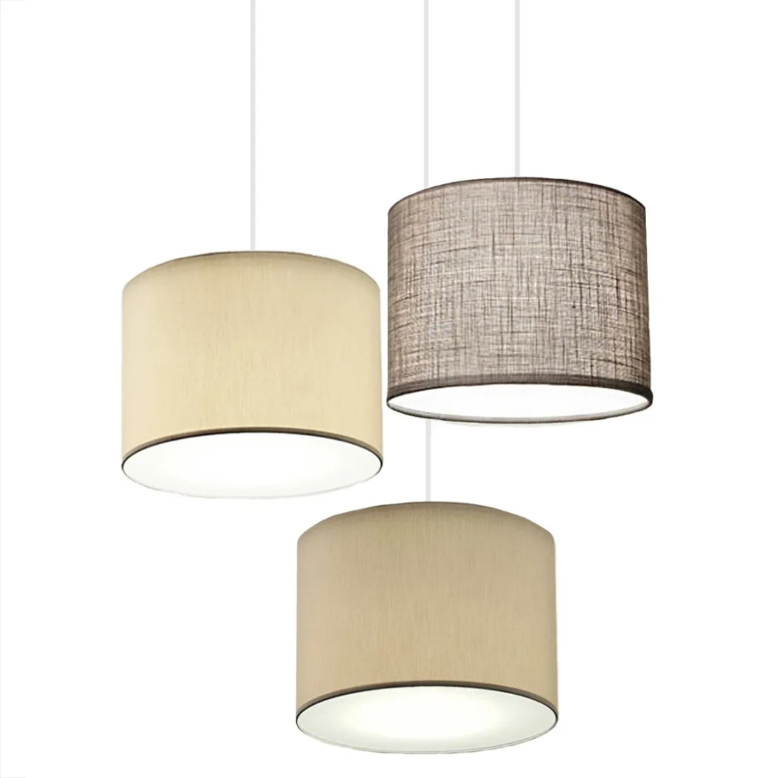 Kronleuchter Illuminando CILINDRO SP 3 TO BN MC