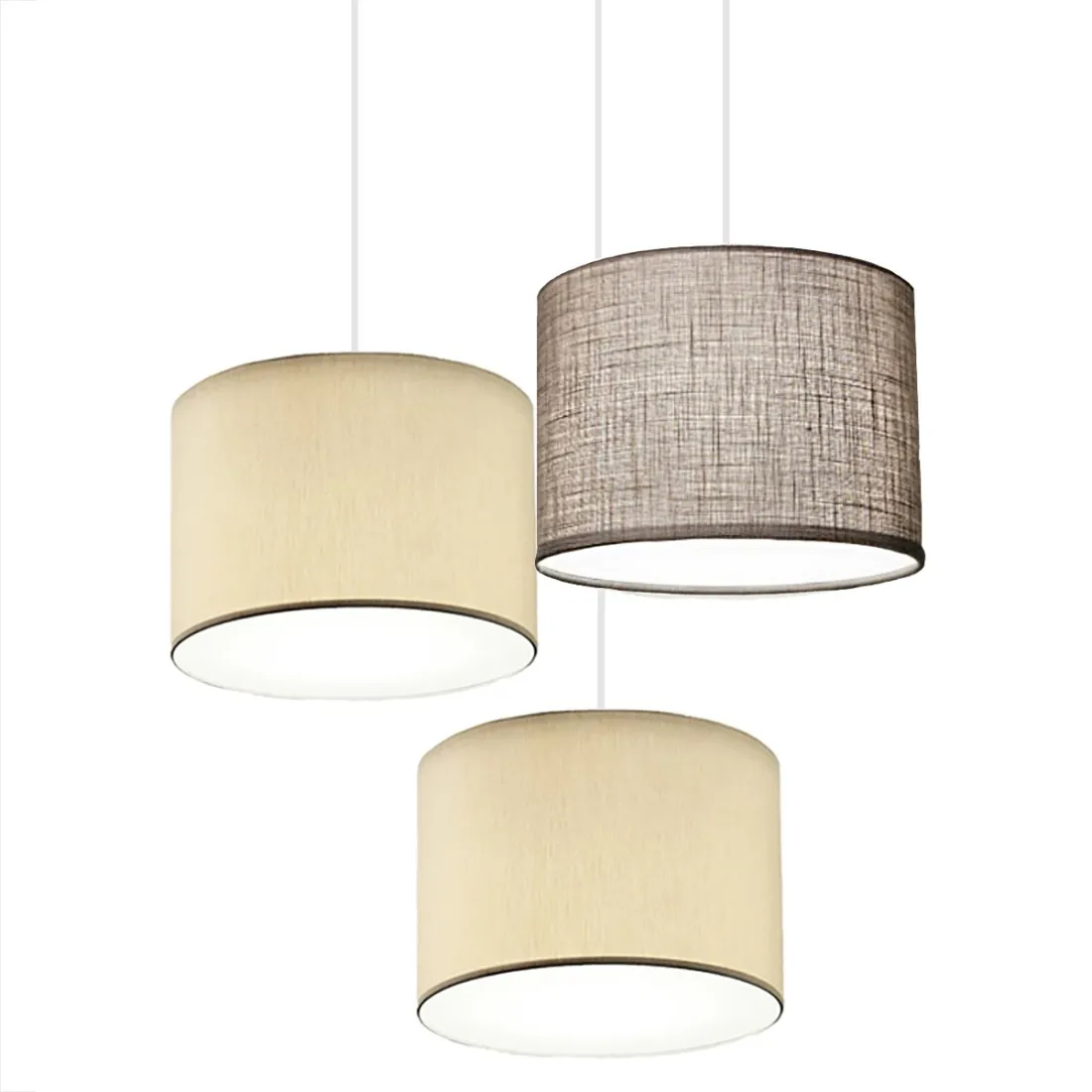 Kronleuchter Illuminando CILINDRO SP 3 TO BN