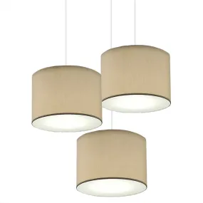 Lampadario Illuminando CILINDRO SP 3 TO BN NC