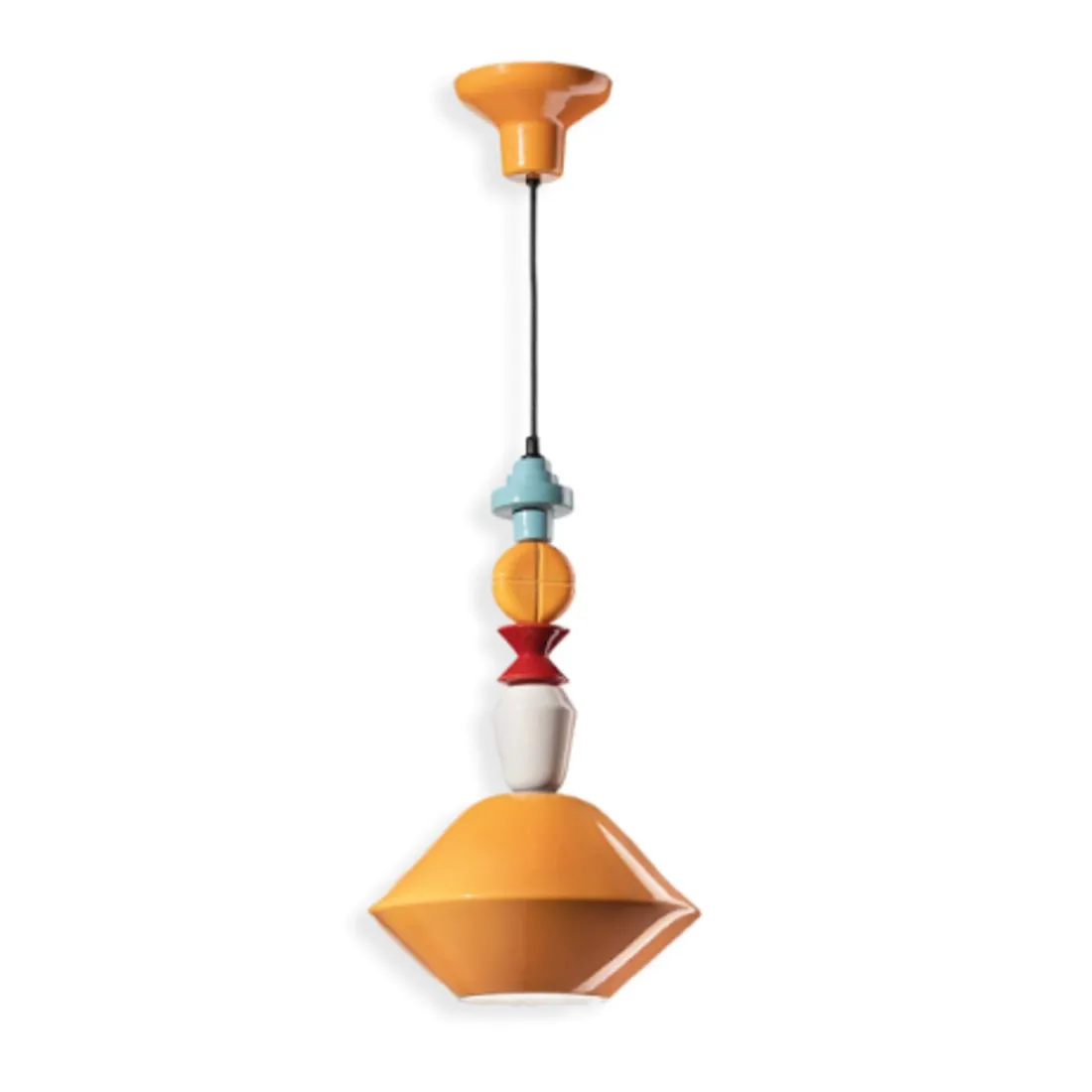 Ferroluce Decò Keramik-Kronleuchter LARIAT C2510